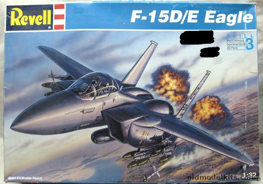 Revell 1/32 F-15 D or F-15E Eagle - (F15D/E) - BAGGED, 4755 plastic model kit